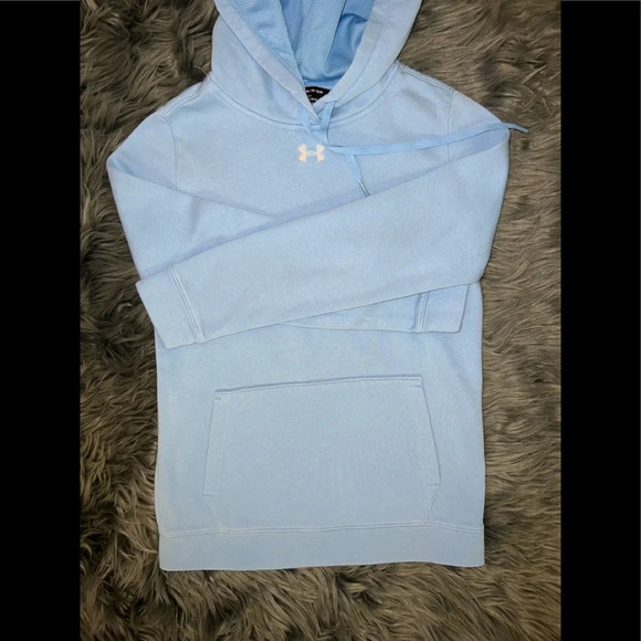 🩵 Under Armour Hustle Hoodie - Size XS | Color: Blue - Picture 3 of 6